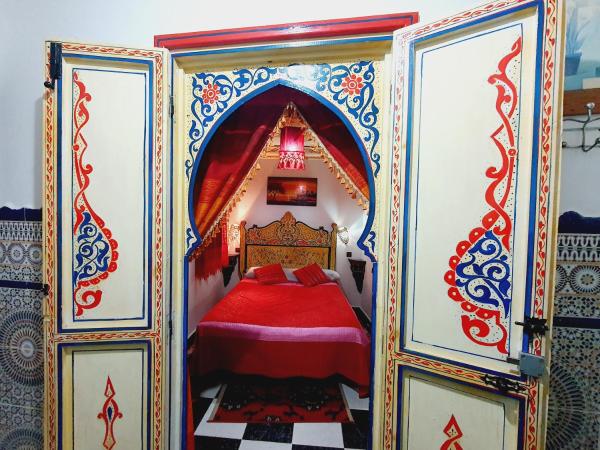 A la foto es mostra l'objecte DAR AMAN CHEFCHAOUEN situat a la ciutat de Xauen.