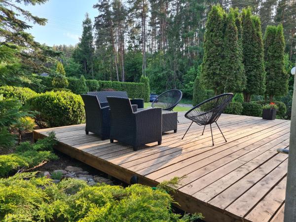 På bilden syns objektet GREEN HOUSE som ligger i staden Stariai.