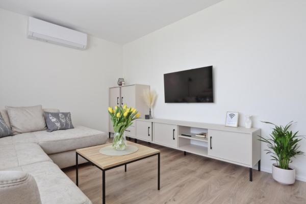 Auf dem Foto ist das Objekt Aušros apartamentai in der Stadt Utena zu sehen.
