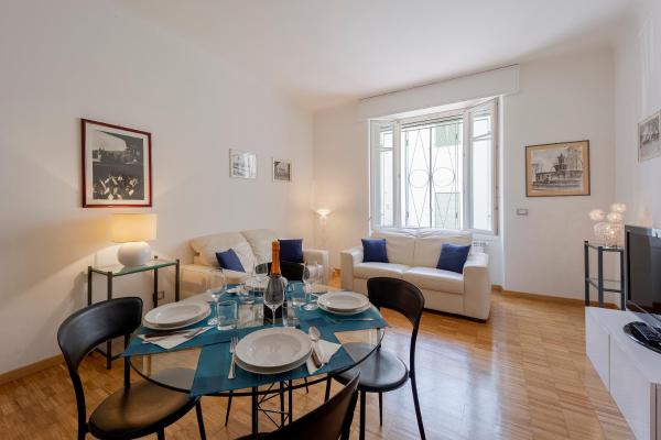 A la foto es mostra l'objecte Bordighera Seaside Roomy Apartment situat a la ciutat de Bordighera.