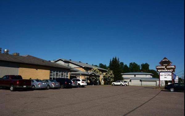 På billedet ses objektet Bear's den Lounge and Motel beliggende i byen Deep River.