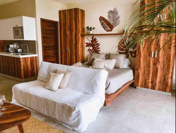 La photo montre l'objet DK32 15 min to Beach Tulum Jungle suite *Pool *Gym situé dans la ville de Tulum.