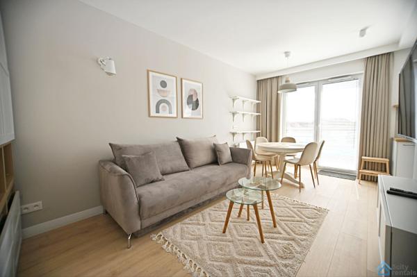Beige 3city Apartment With Parking In Gdańsk By Noclegi Renters - Gdansk