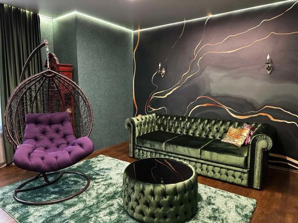 A la foto es mostra l'objecte VIP квартира подобово situat a la ciutat de Luts’k.