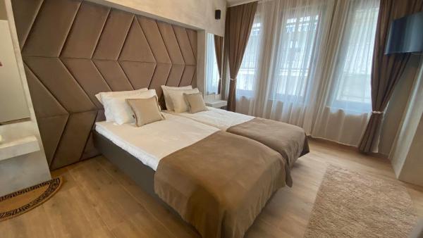 A la foto es mostra l'objecte Apartments Bacchus situat a la ciutat de Ohrid.