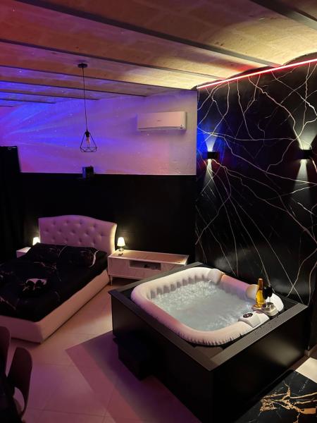 På billedet ses objektet Sassi di Matera Dimora Sovrana - Deluxe Suite beliggende i byen Matera.