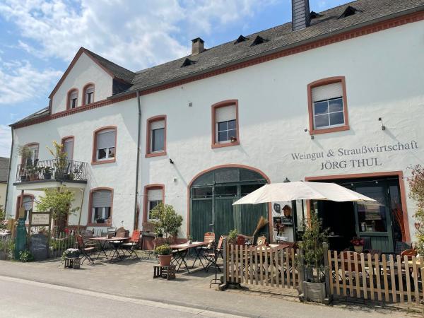 Na zdjęciu widoczny jest obiekt Weingut und Gästezimmer Jörg Thul położony w mieście Ensch.