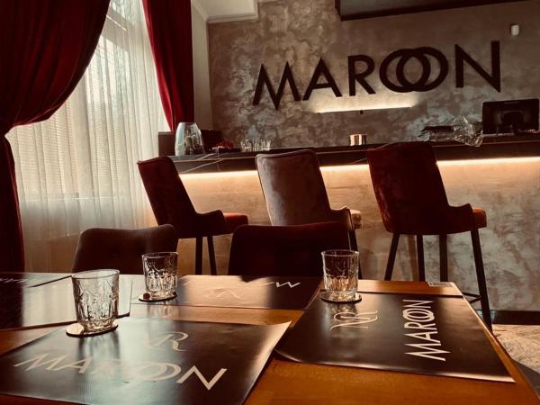 Nella foto è visibile l'oggetto Maroon pension situato nella città di Piešťany.