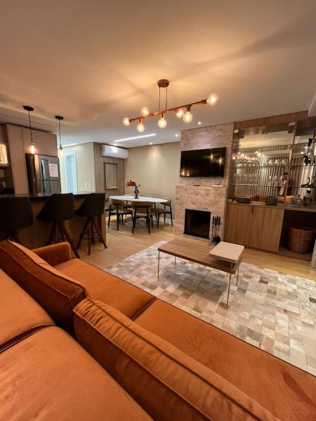 A la foto es mostra l'objecte Apartamento espetacular, 2 suítes, a 30m da Rua Coberta situat a la ciutat de Gramado.