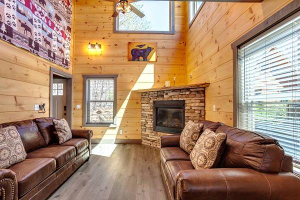 A la foto es mostra l'objecte Teddy Bear Cabin situat a la ciutat de Sevierville.