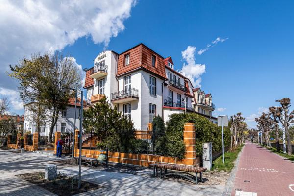 A la foto es mostra l'objecte Willa Księżniczki Sopotu situat a la ciutat de Sopot.