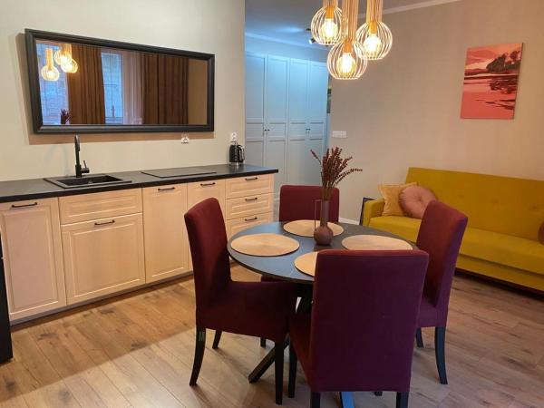 En la foto se muestra el objeto Apartament Olecko Nad Jeziorem ubicado en la ciudad de Olecko.