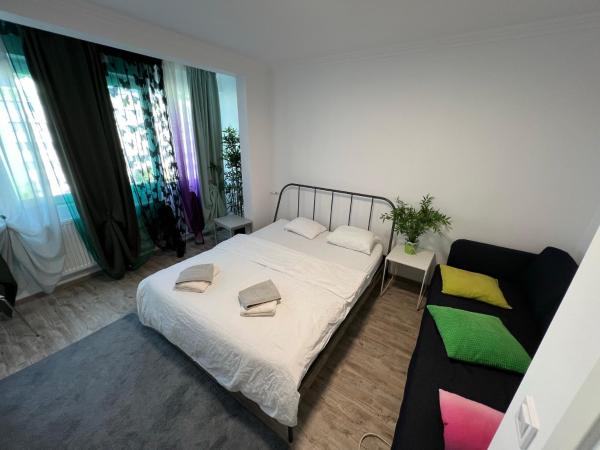 Na zdjęciu widoczny jest obiekt green apartment 124 położony w mieście Bukareszt.