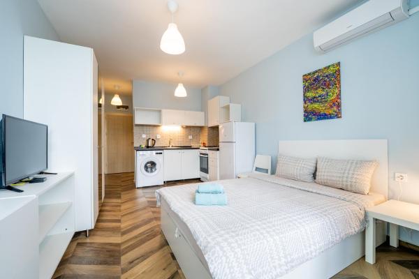 Nella foto è visibile l'oggetto Cozy little apartment in Studentski grad situato nella città di Sofia.