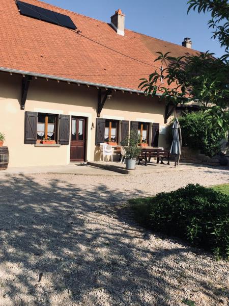 Nella foto è visibile l'oggetto Gîte du champ de la Briette situato nella città di Oussières.