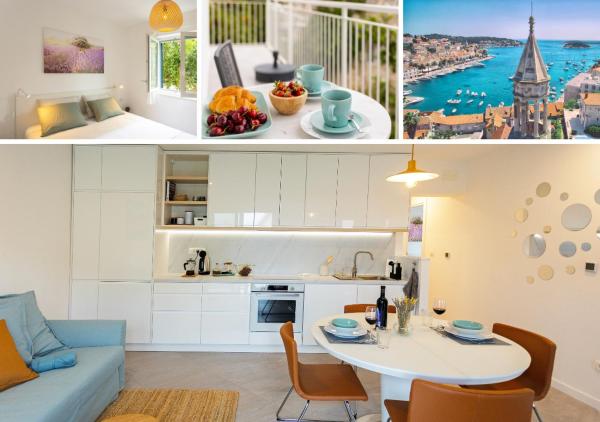 A la foto es mostra l'objecte JesLiving Hvar - 2 Bedroom Elegant Apartment with Sea View in Historic Center of Hvar Town situat a la ciutat de Hvar.