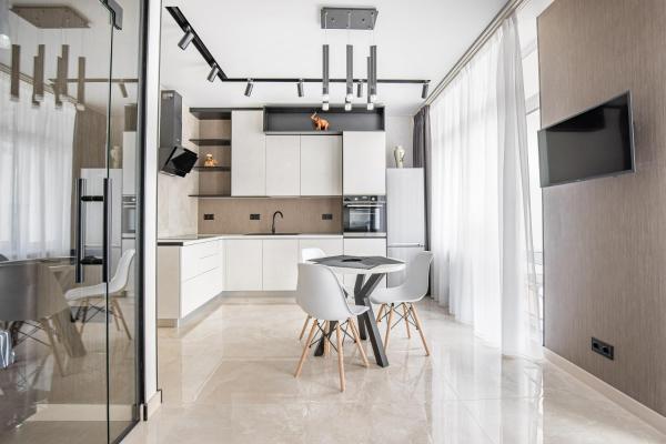 A la foto es mostra l'objecte 45 Pearl Amazing Apartment situat a la ciutat de Odessa.