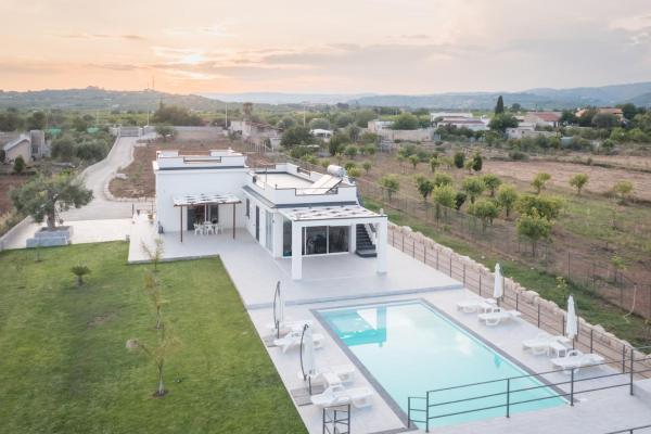 A la foto es mostra l'objecte Villa Gallieco situat a la ciutat de Noto.