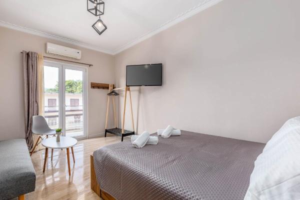 Auf dem Foto ist das Objekt Luna solari Apartment in der Stadt Mantoúkion zu sehen.