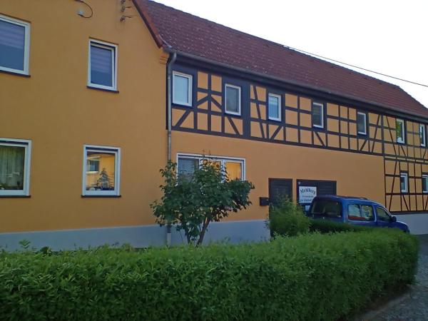 A la foto es mostra l'objecte Ferienwohnung Mehlberg situat a la ciutat de Schöngleina.