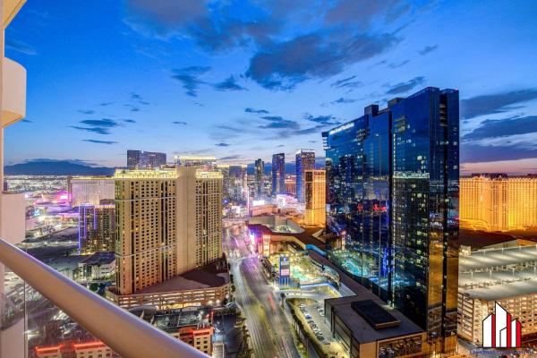 Na fotografii je vidět objekt MGM Signature-34-821 1Br2Ba F1 Strip View Balcony nacházející se ve městě Las Vegas.