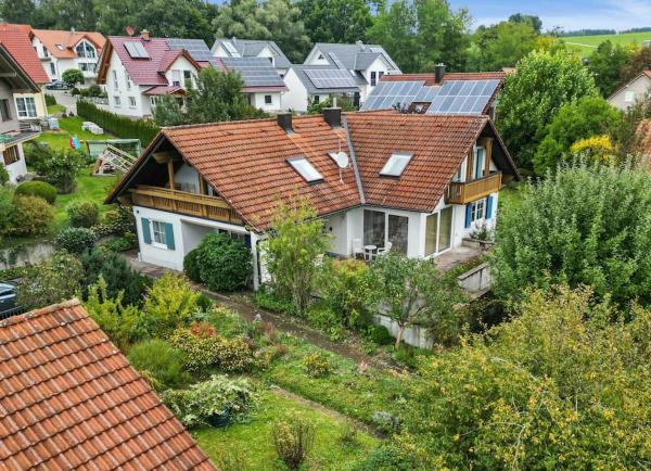 A la foto es mostra l'objecte Schönes Ferienhaus in Allgäuer Top-Lage situat a la ciutat de Salgen.