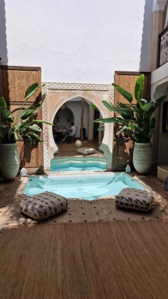 På billedet ses objektet Riad Des Arts beliggende i byen Marrakech.