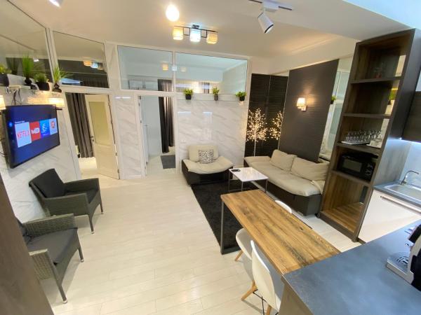 Na zdjęciu widoczny jest obiekt Luxury Business Apartment in Centre of Chișinău położony w mieście Kiszyniów.