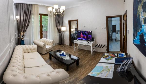 Auf dem Foto ist das Objekt Vila Palić Soba 1 lux in der Stadt Palić zu sehen.