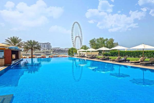 Na fotografii je vidět objekt Beachfront 1 Bed with Full JBR View nacházející se ve městě Dubaj.