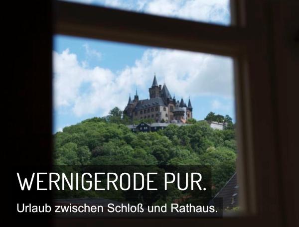 På billedet ses objektet Ferienwohnung direkt Am kleinsten Haus in Wernigerode beliggende i byen Wernigerode.