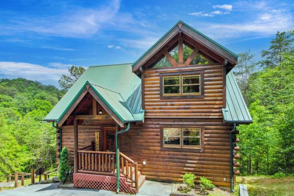 A la foto es mostra l'objecte Wilderness Lodge cabin situat a la ciutat de Sevierville.