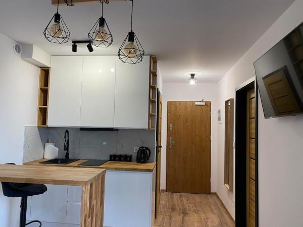 Auf dem Foto ist das Objekt Apartament Spokojna Przystań in der Stadt Rowy zu sehen.
