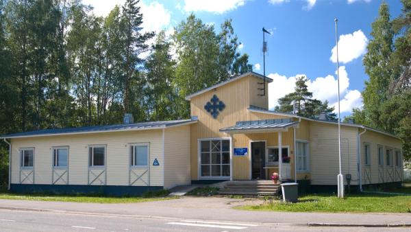Na fotografii je vidět objekt Partiotalon retkeilymaja - Scouts Hostel nacházející se ve městě Vaivio.