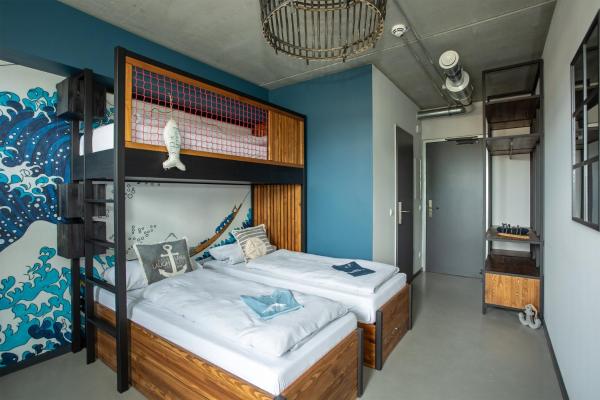 Στη φωτογραφία φαίνεται το αντικείμενο Lieblingsplatz Hotel Surf Rescue Club που βρίσκεται στην πόλη Grömitz.