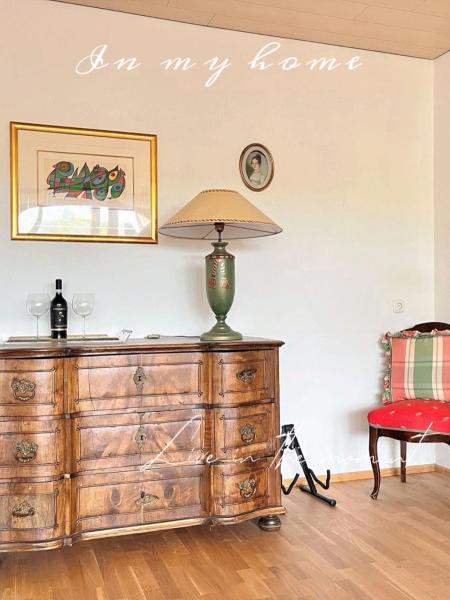 The photo shows the Großzügige Wohnung, Bergblick, Vintage located in the city of Sonthofen.