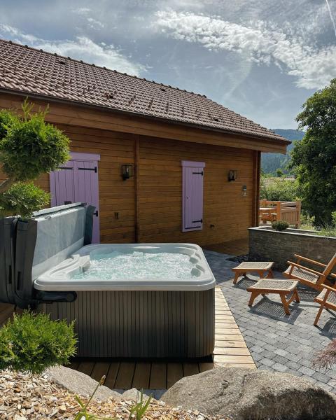 Chalet Le Montagnard Spa & Sauna - Lits Faits - Serviettes - Peignoirs - Ménage Inclus - La Bresse