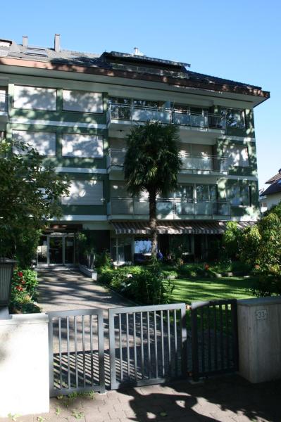 Na fotografii je vidět objekt Ferienwohnung Thermen nacházející se ve městě Merano.