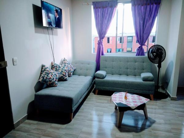 På bildet vises objektet Acogedor Apartamento Arboleda del Campestre som ligger i byen Arrayanal.