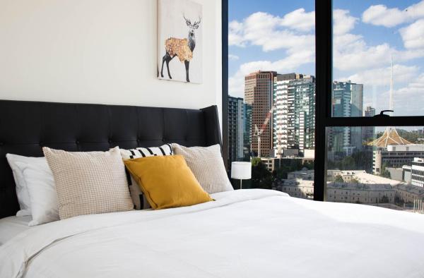 A la foto es mostra l'objecte 1 BRM, Southbank, Next to Crown, King Bed situat a la ciutat de Melbourne.
