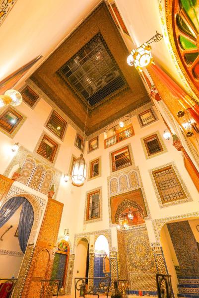A la foto es mostra l'objecte Riad Sahraui situat a la ciutat de Fes.
