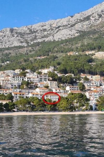 A la foto es mostra l'objecte Apartments by the sea Brela, Makarska - 20598 situat a la ciutat de Brela.