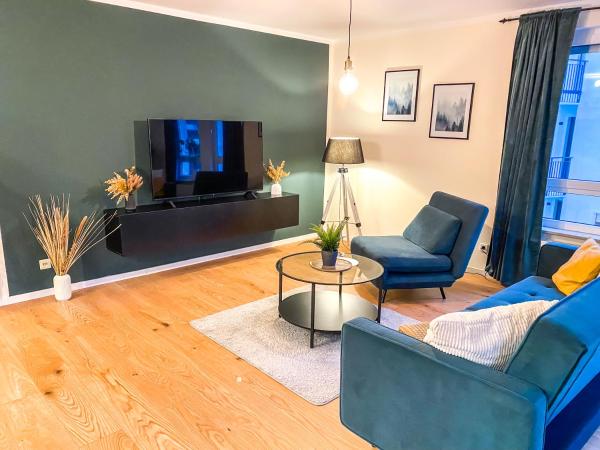 A la foto es mostra l'objecte Stilvolles 60qm City Apartment Zentrumsnahe 2R situat a la ciutat de Dresden.