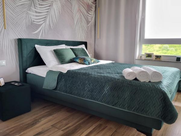 A la foto es mostra l'objecte Apartament Zielona Dolina situat a la ciutat de Suwałki.