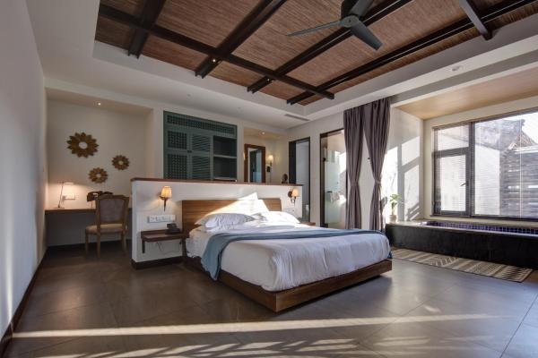 Na zdjęciu widoczny jest obiekt Vangen Hotel położony w mieście Gubeikou.