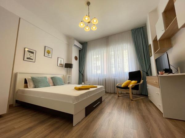 A la foto es mostra l'objecte Super Central and Homey Studio Bucharest situat a la ciutat de Bucarest.