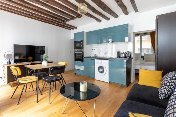 Grands Boulevards 22 : Appartement Cosy 1BR-4P, Paris