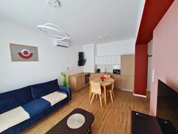 A la foto es mostra l'objecte Apartament Rubin situat a la ciutat de Zator.