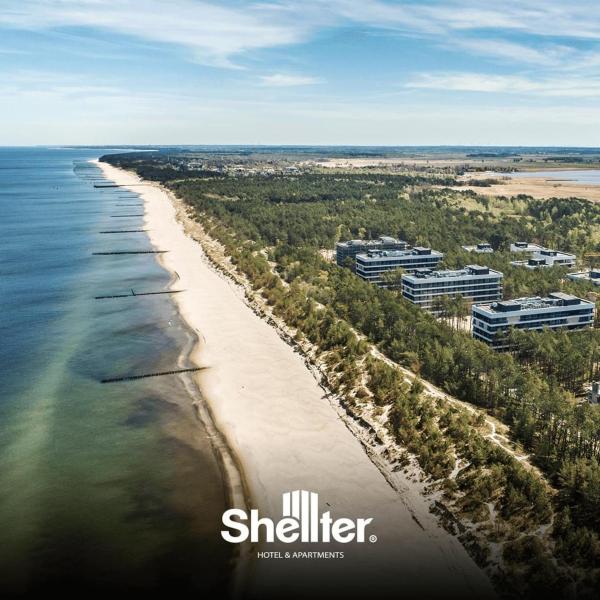 Na fotografii je vidět objekt Seaside Shellter Rogowo nacházející se ve městě Rogowo.