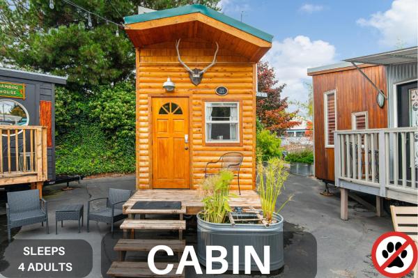 Ettromsleilighet Deluxe med queen-size-seng — 19 m², Variant 1 - Tiny Digs - Hotel of Tiny Houses